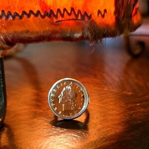 Sterling Silver Coin Ring
